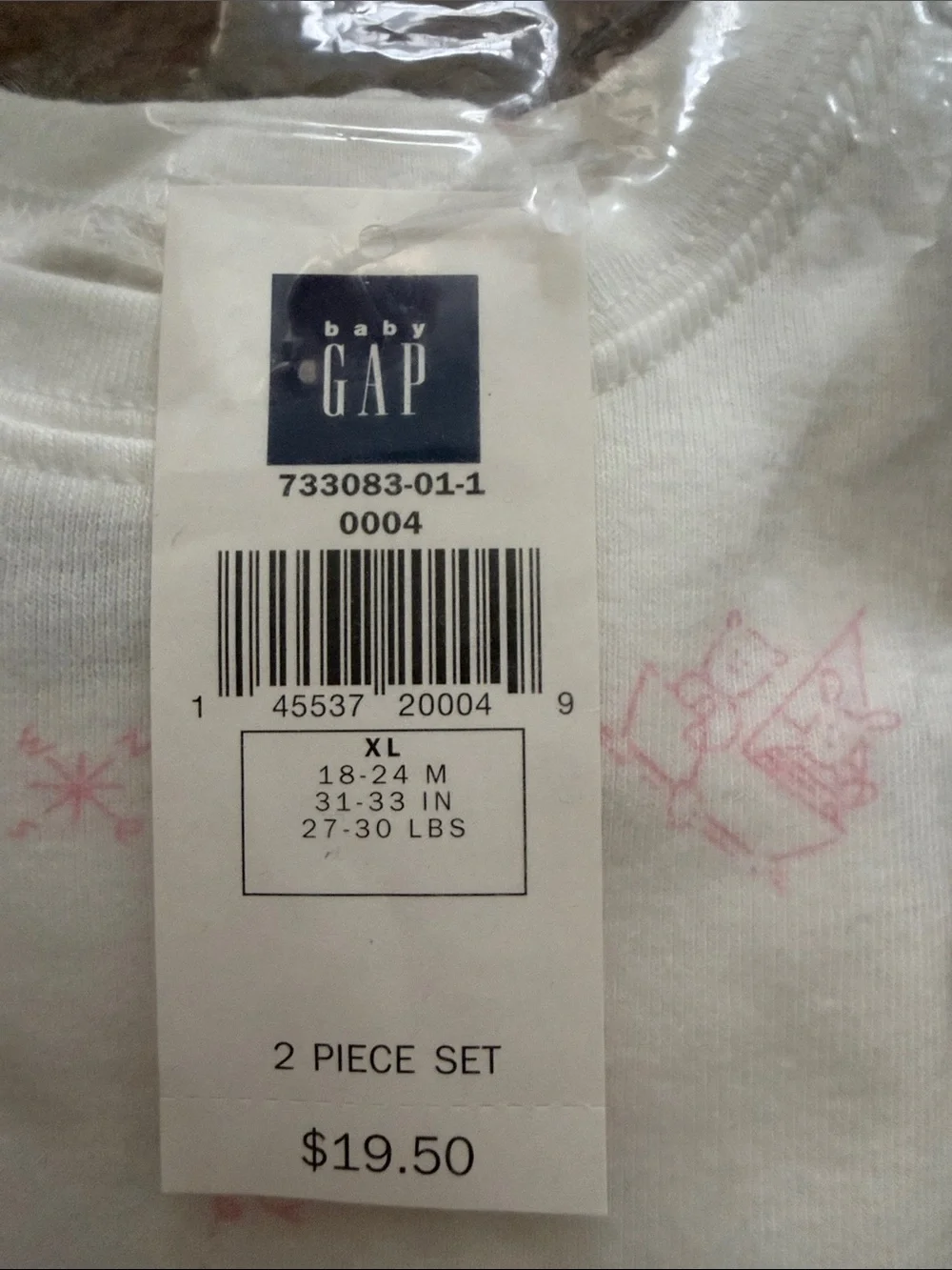 Lot of 3- GAP Baby Girls PJ sets